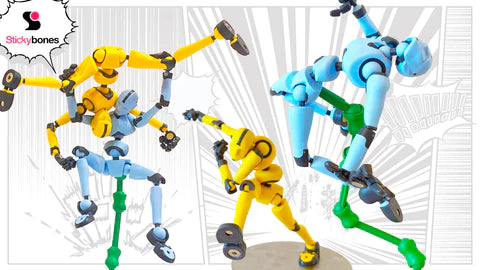 あらゆるポージングが可能な「Stickybones」の普段使い
