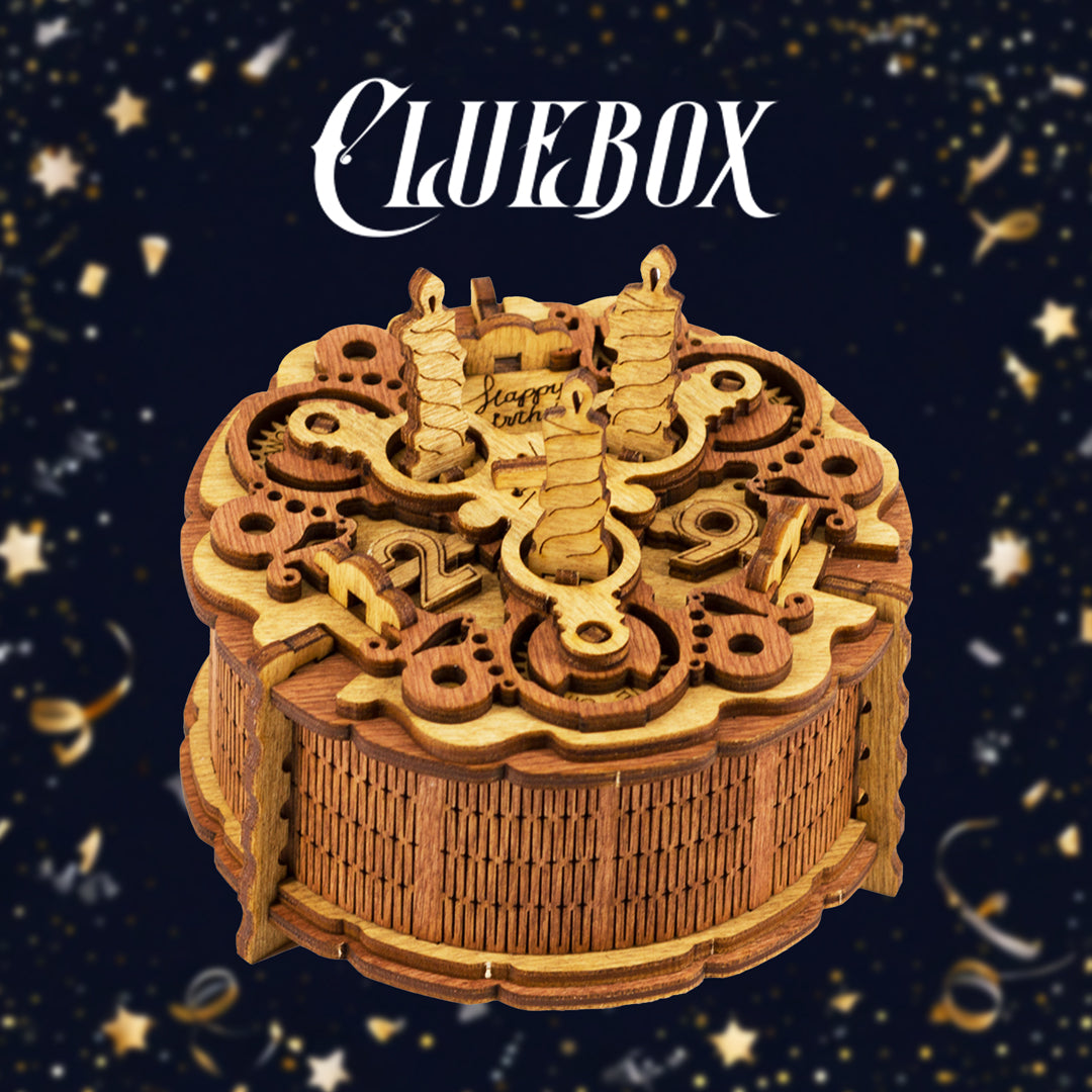 カノックスター様へのプレゼントミステリーボックス Cluebox クルーボックス】送料無料｜木製立体パズル｜謎解き