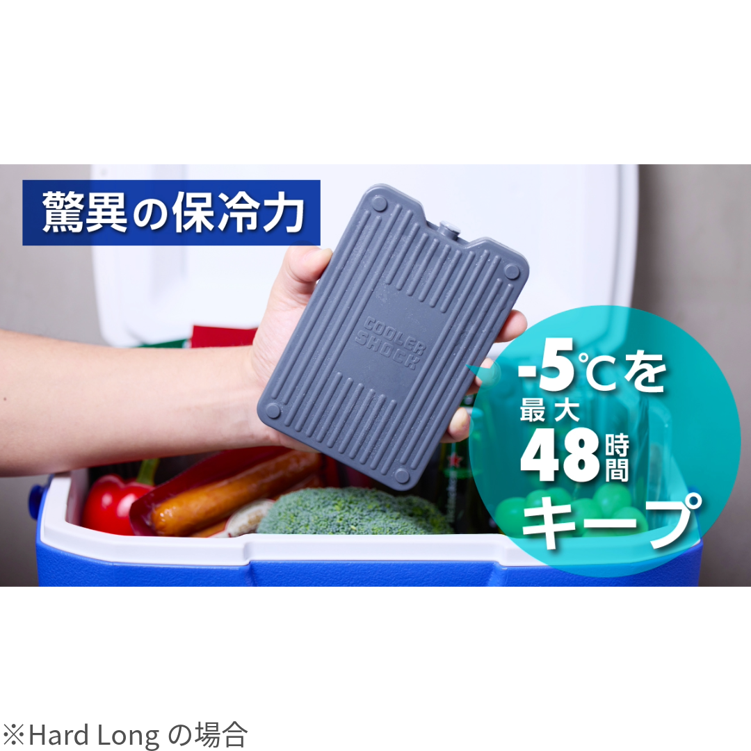 COOLER SHOCK 送料無料｜時短凍結！48時間氷点下キープ、ハード保冷剤