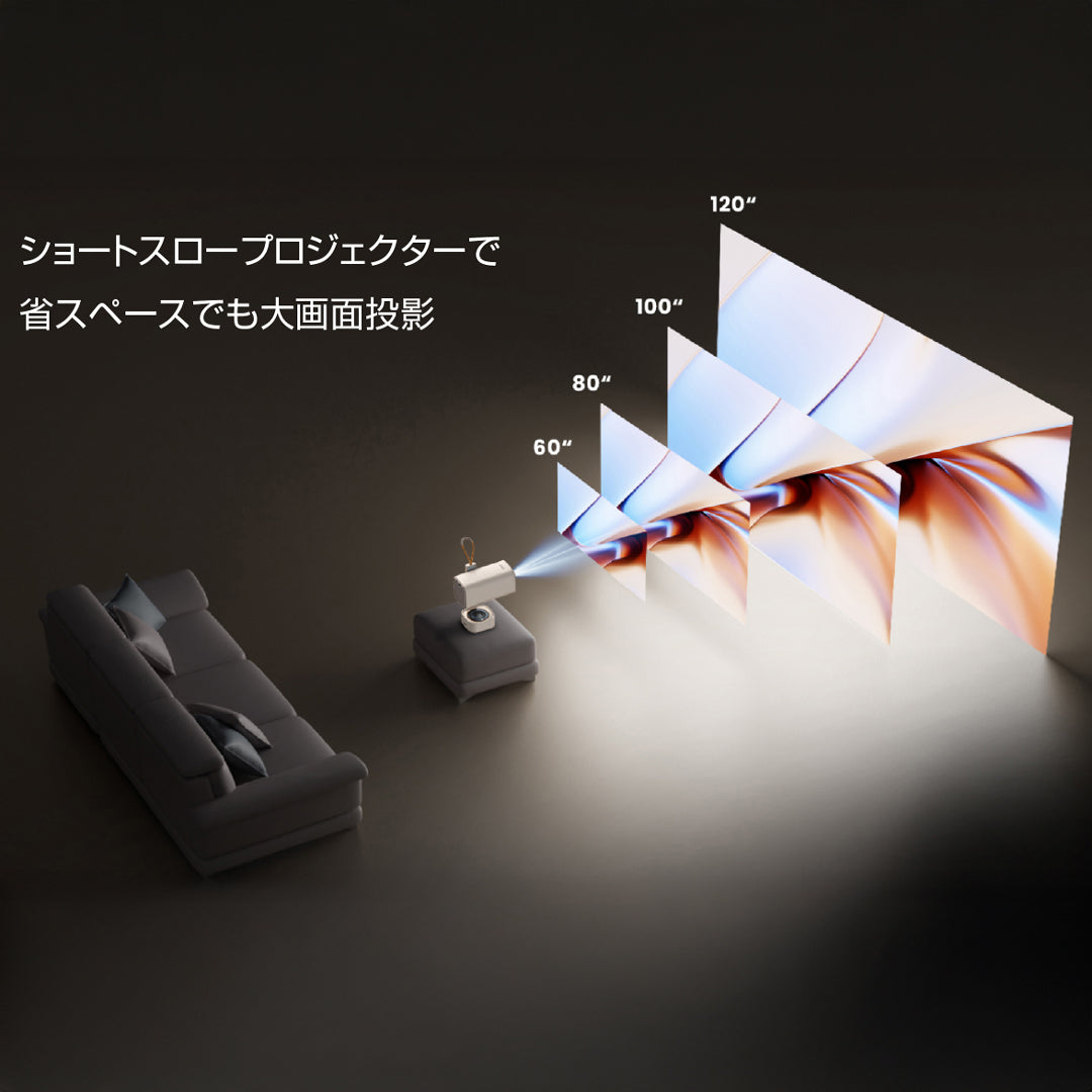 Yaber T1 Pro】送料無料｜デバイス接続不要のプロジェクター Kibidango